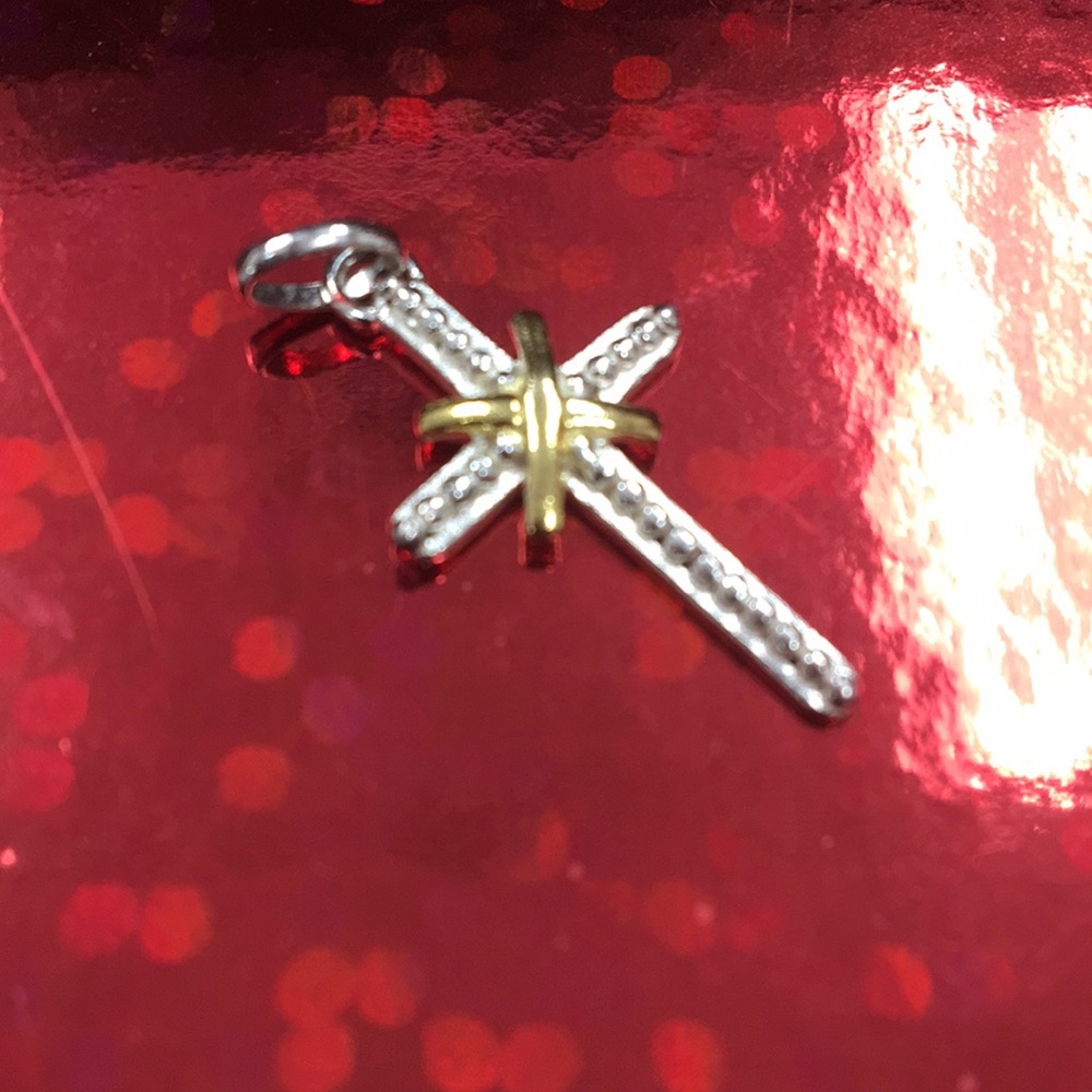 Sterling Silver Cross Charm